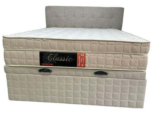 Cama Baú Casal 1,38 x 1,88 x 28 molas ensacadas Classic - Imagem 3