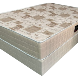 Cama baú casal 1,38 x 1,88 com colchão de molas ensacadas